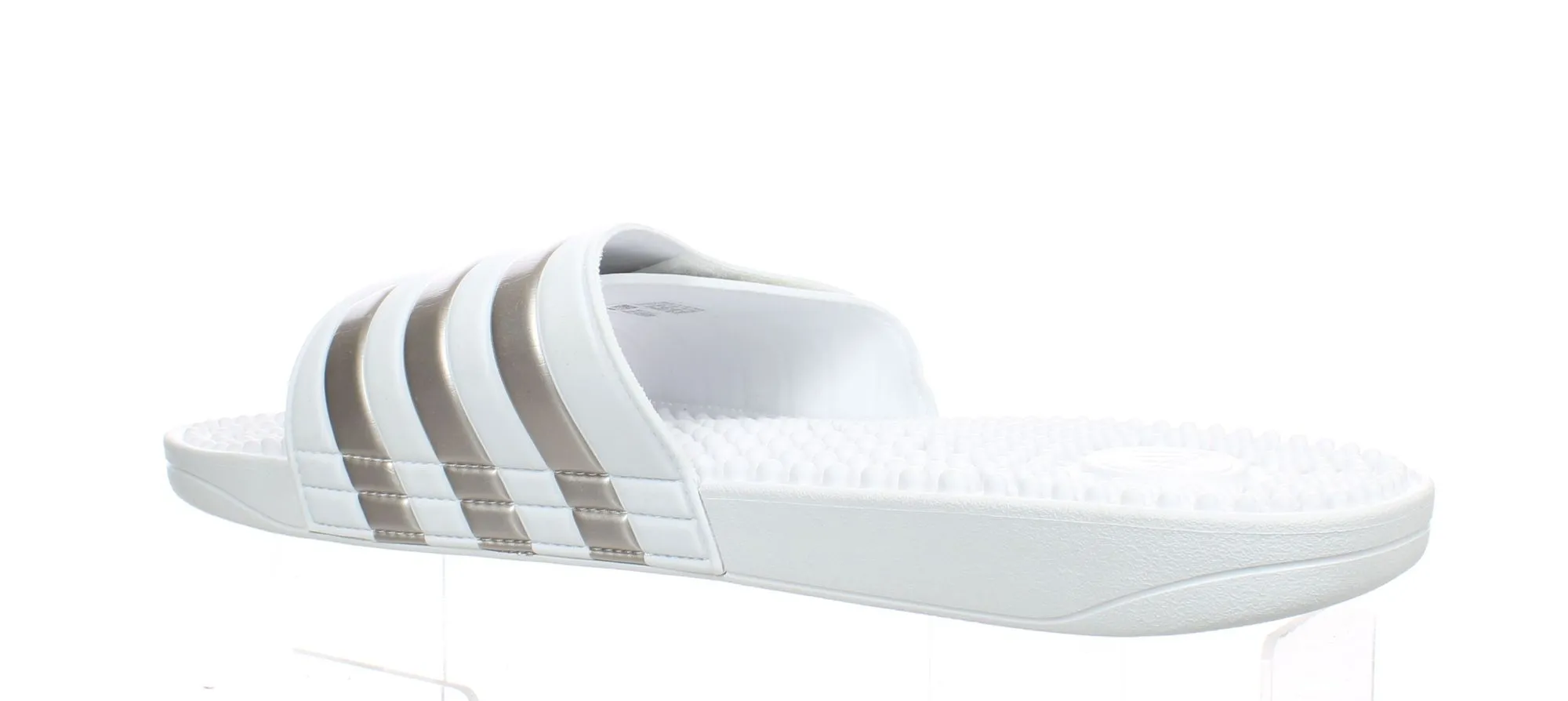 Adidas White Mens Slide Sz 17