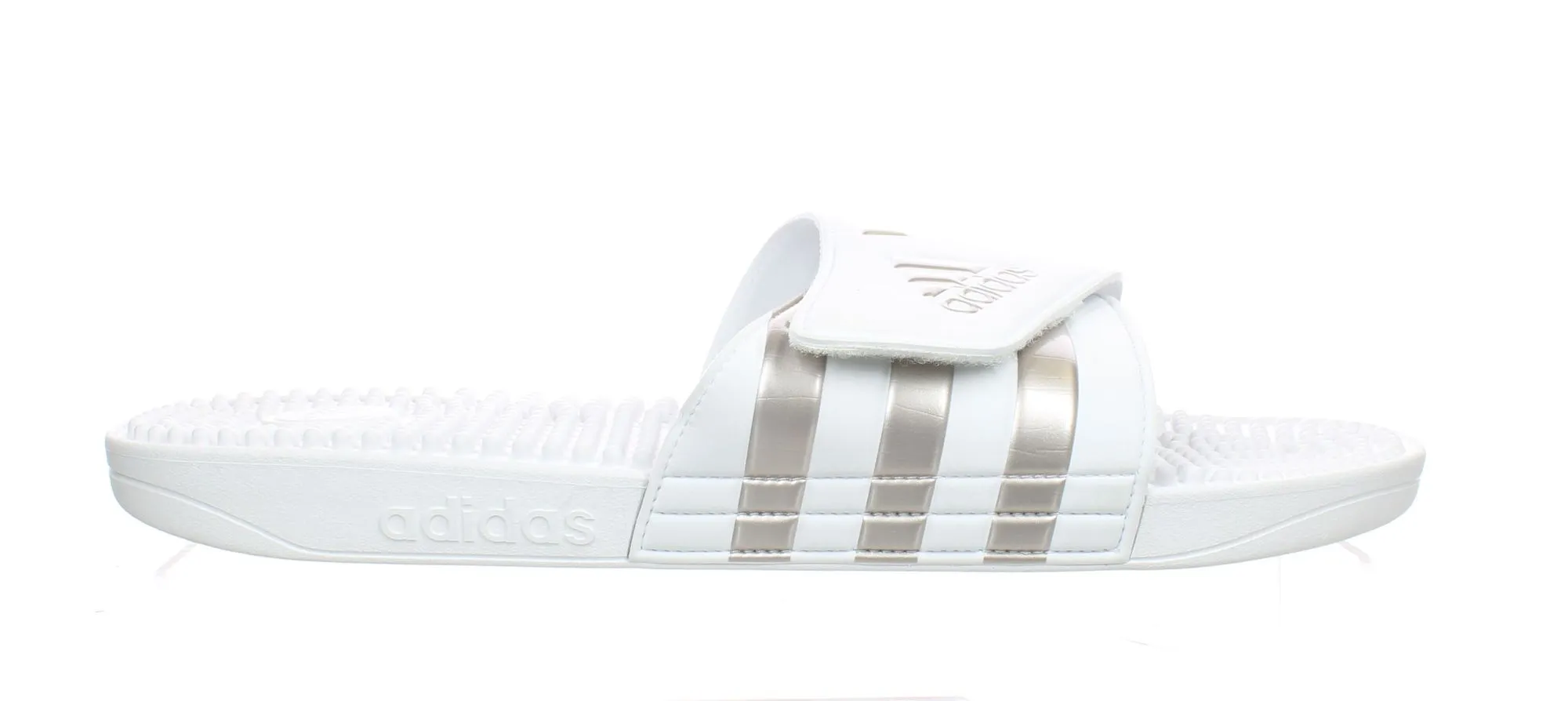 Adidas White Mens Slide Sz 17