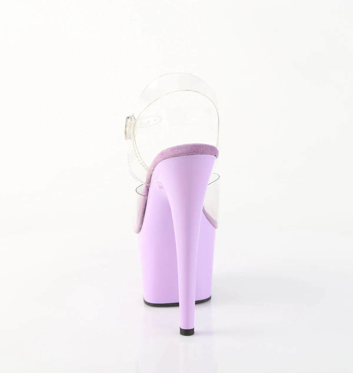 ADORE-708 Pleaser Clear/Lavender Sexy Platform Shoes (Pole Dancing Heels)