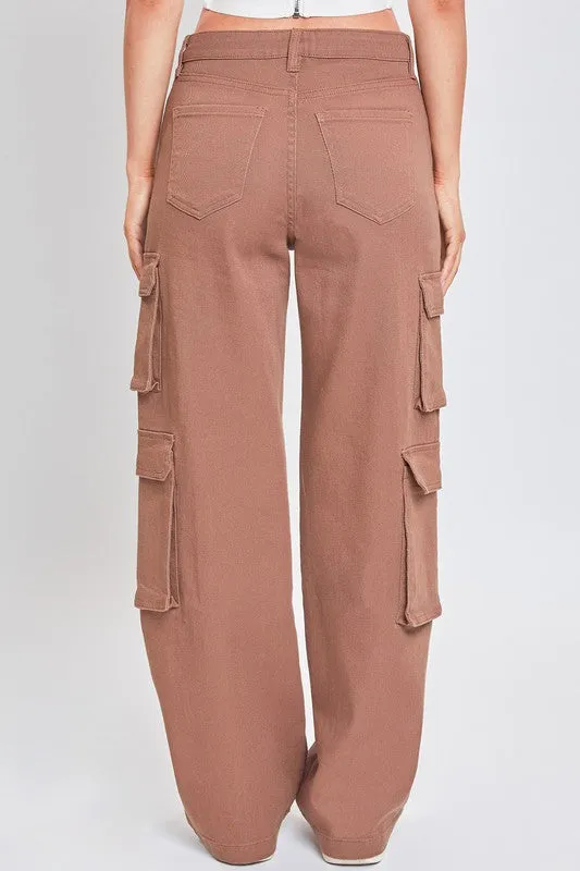 Brnie-Brownie Junior High Rise Double Cargo Pants
