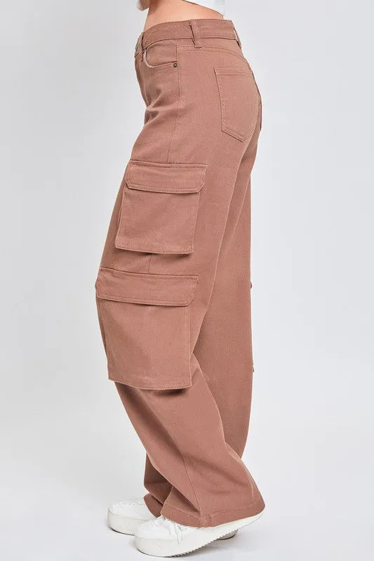 Brnie-Brownie Junior High Rise Double Cargo Pants