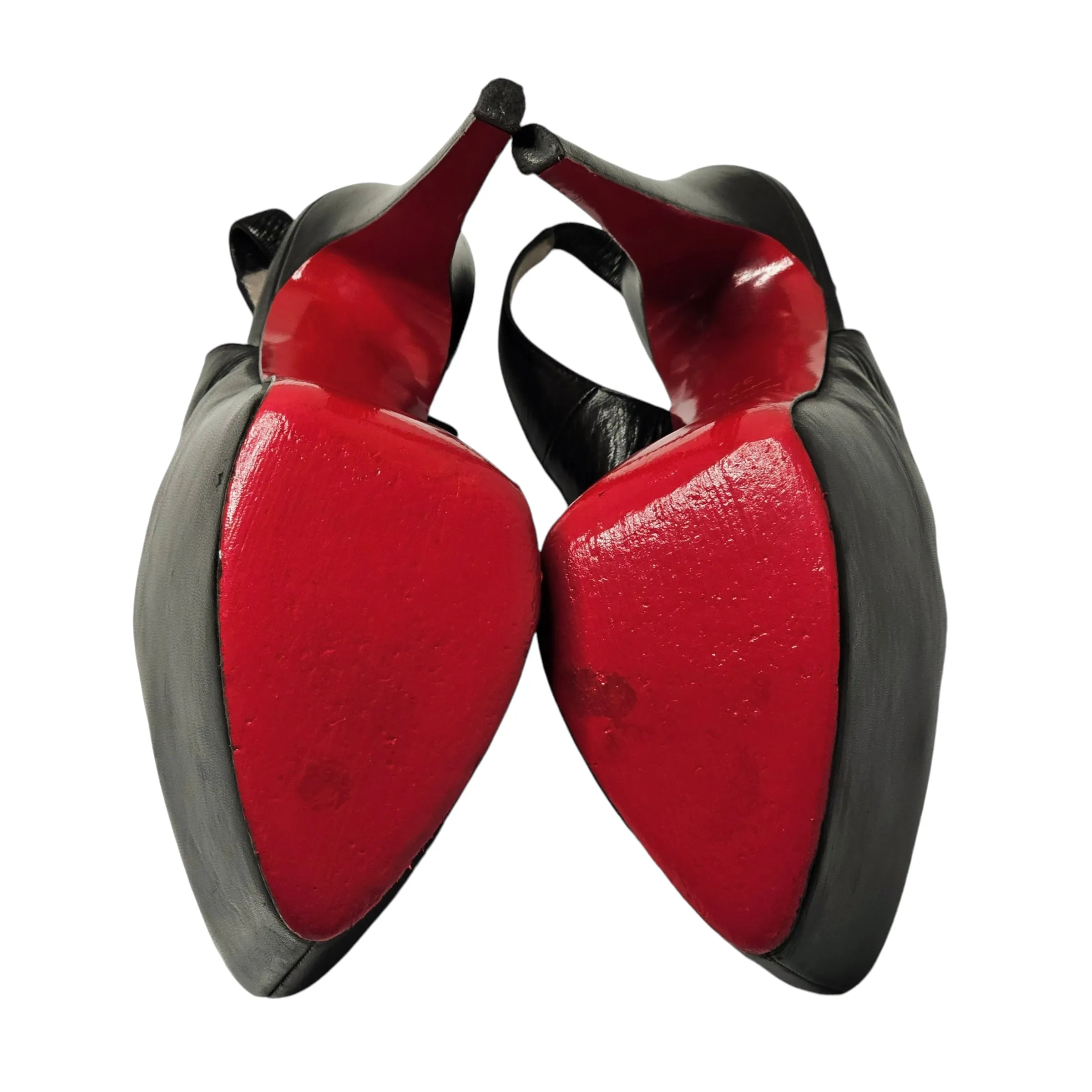 CHRISTIAN LOUBOUTIN DAFSLING HEELS EU 37.5/ UK 4.5