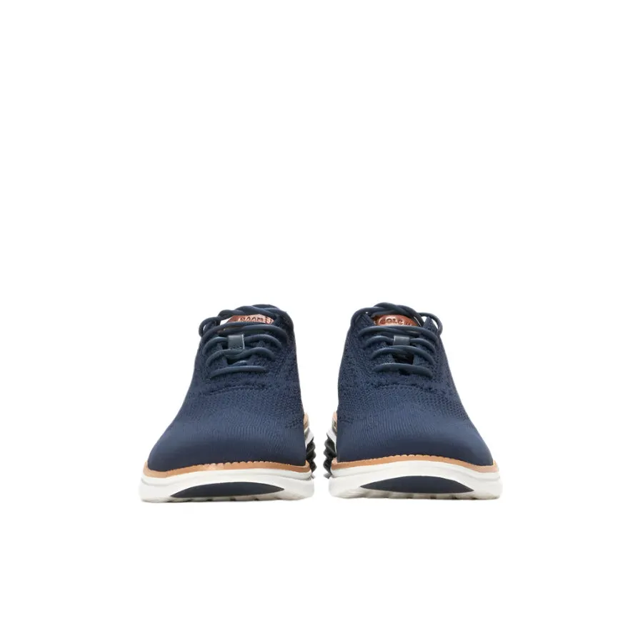 Cole Haan Hurrion Stitchlite Wingtip Oxford Shoes - Navy