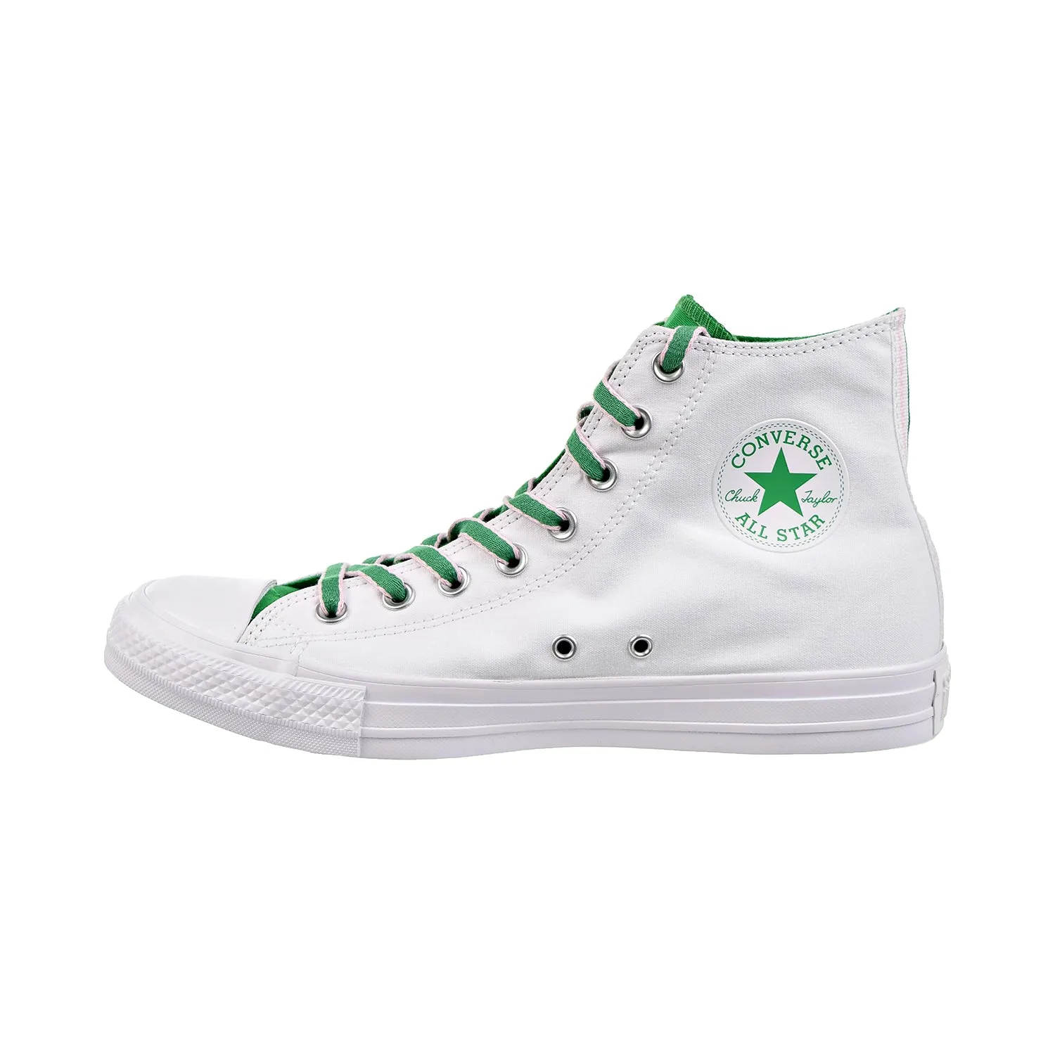 Converse Chuck Taylor All Star Hi Men's Shoes White/Green/Cherry Blossom