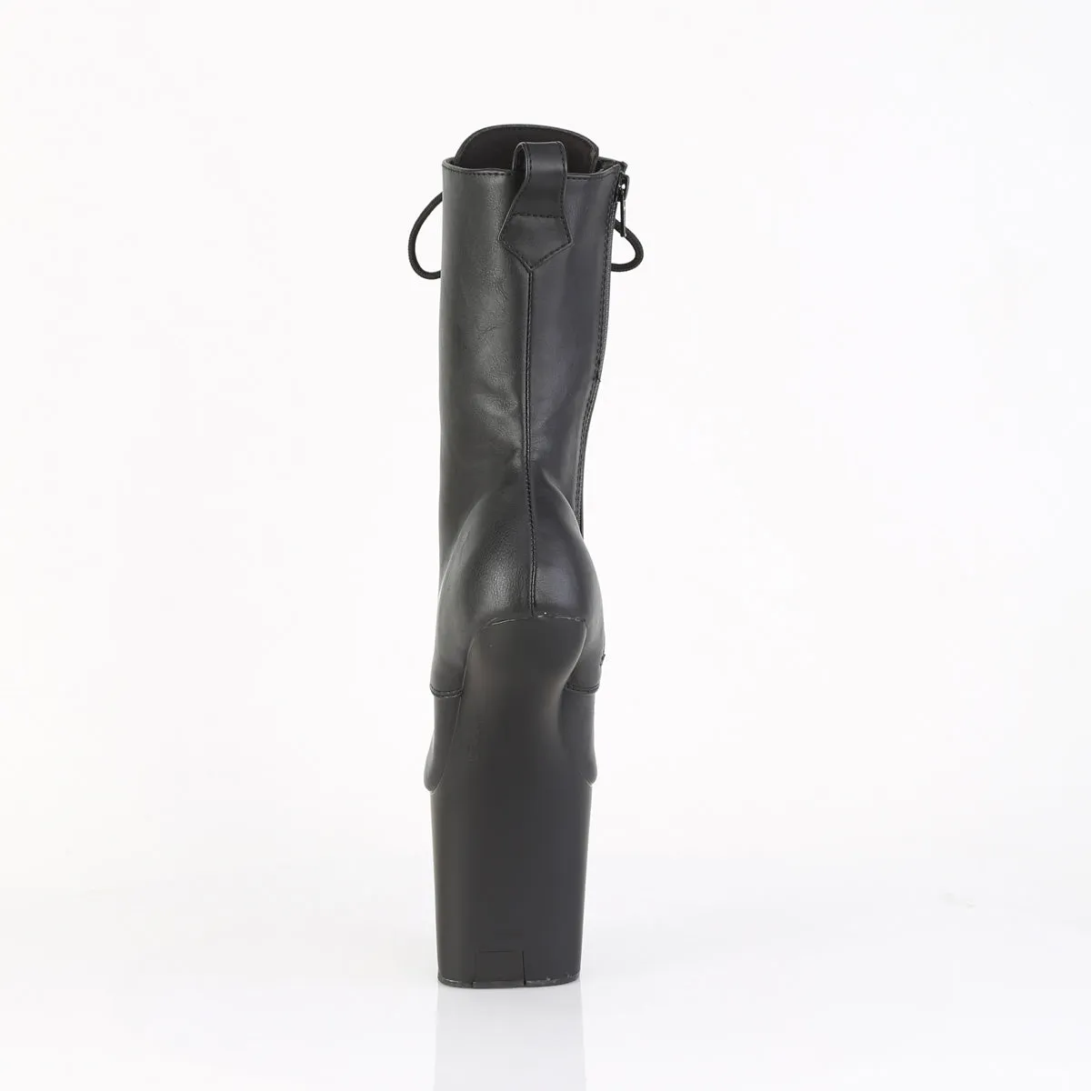 CRAZE-1040 Pleaser Black Faux Leather Sexy Platform Shoes (Pole Dancing Heels)