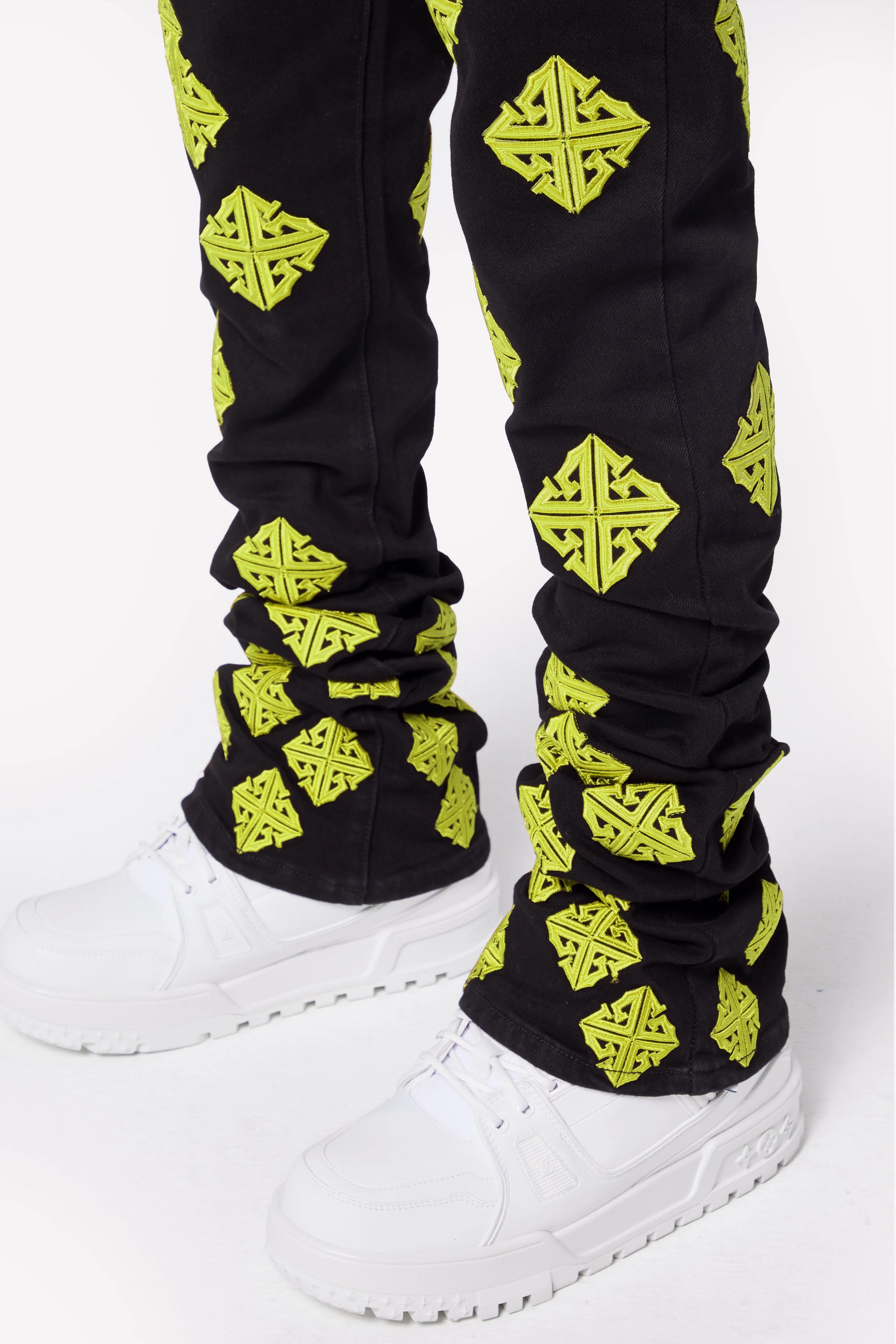 Cyber Icon Stacked Denim