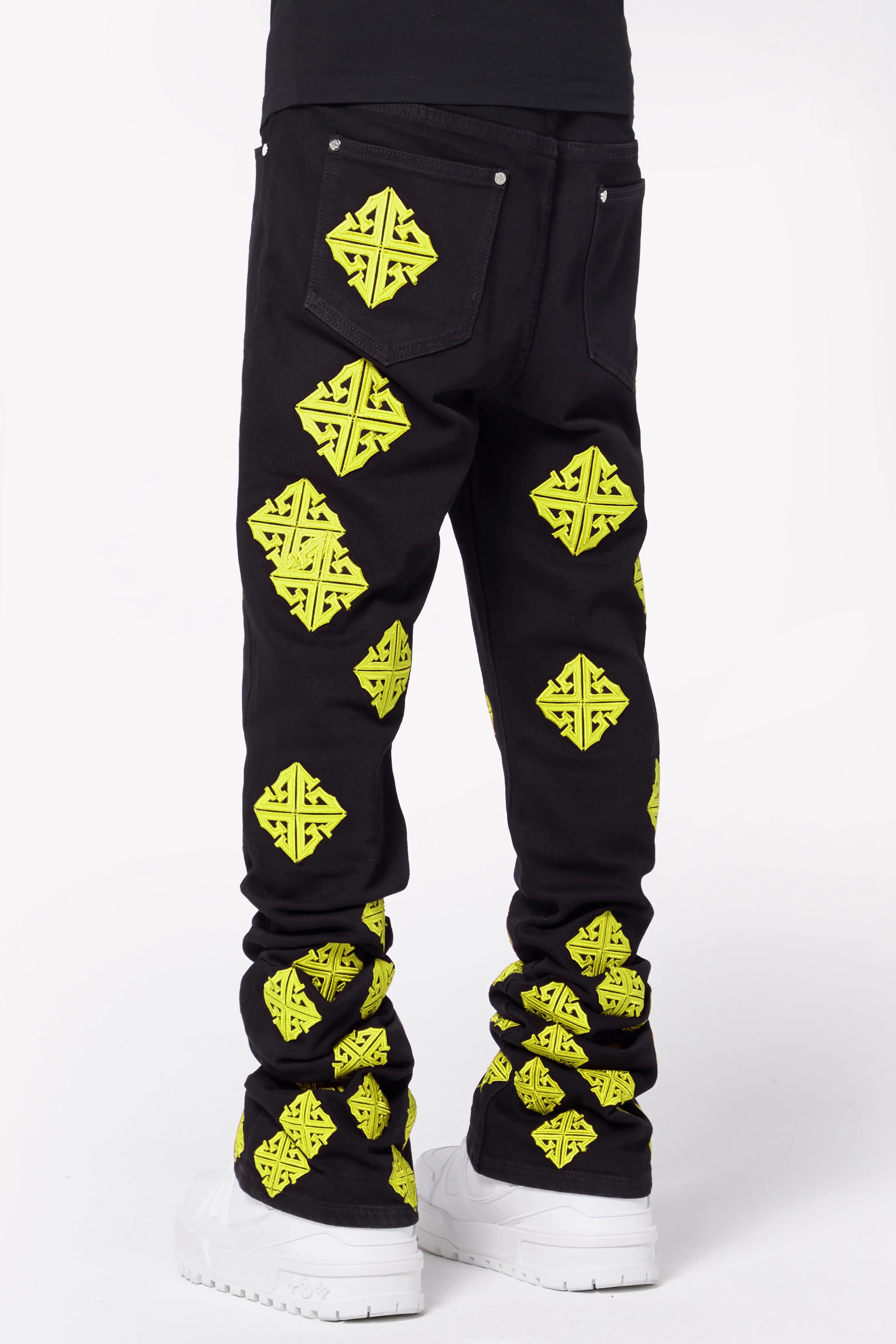 Cyber Icon Stacked Denim