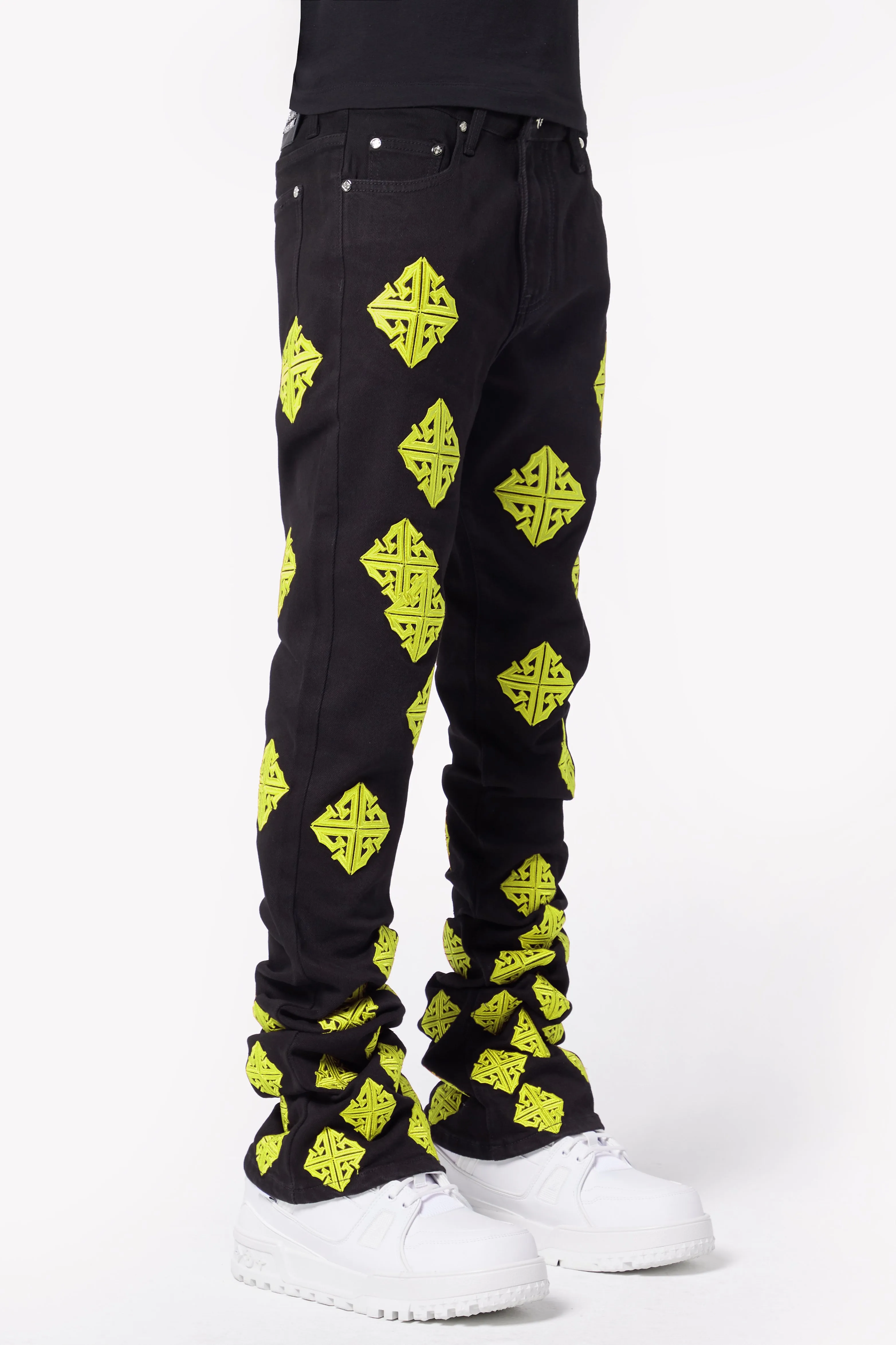 Cyber Icon Stacked Denim