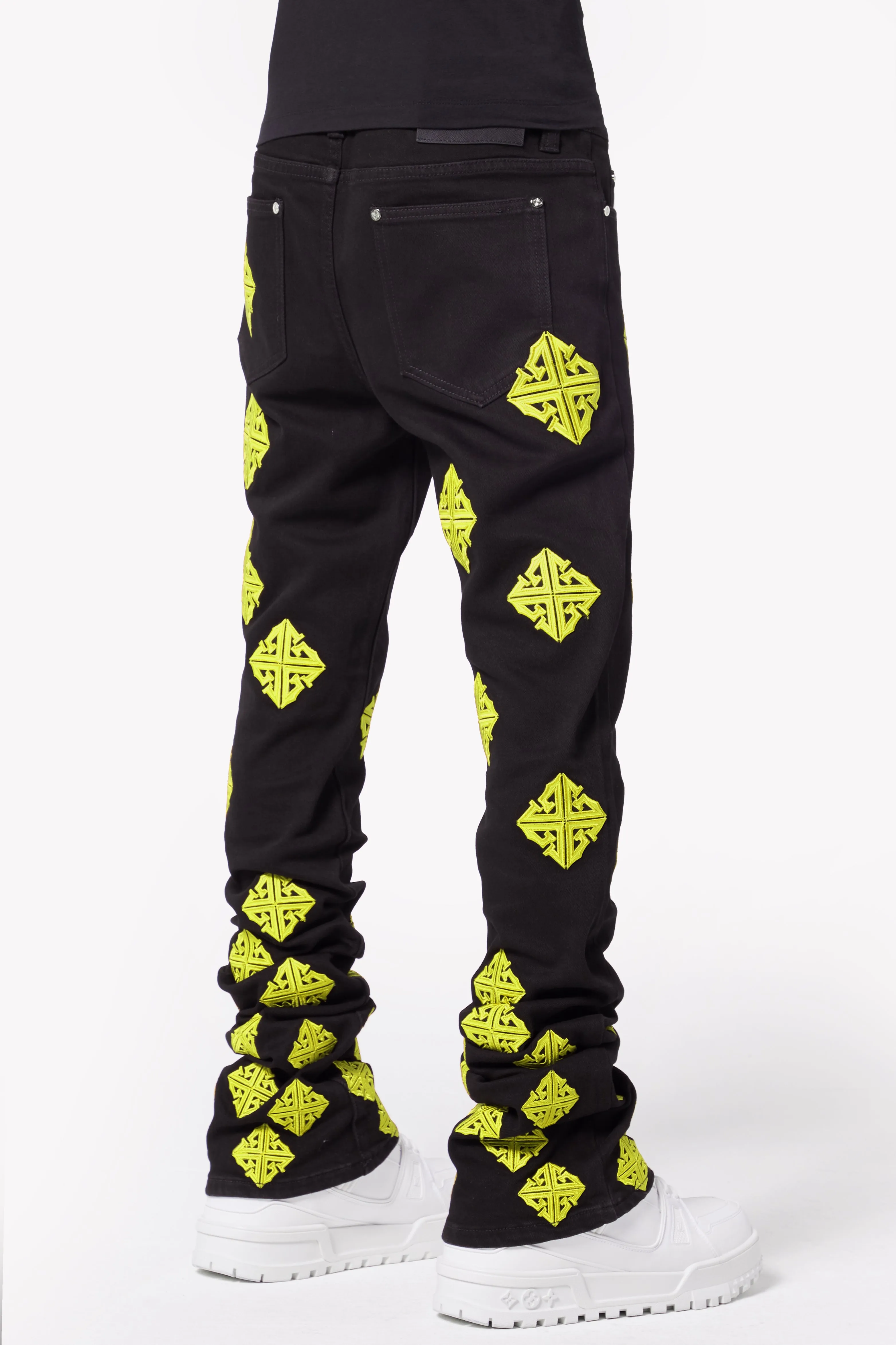 Cyber Icon Stacked Denim
