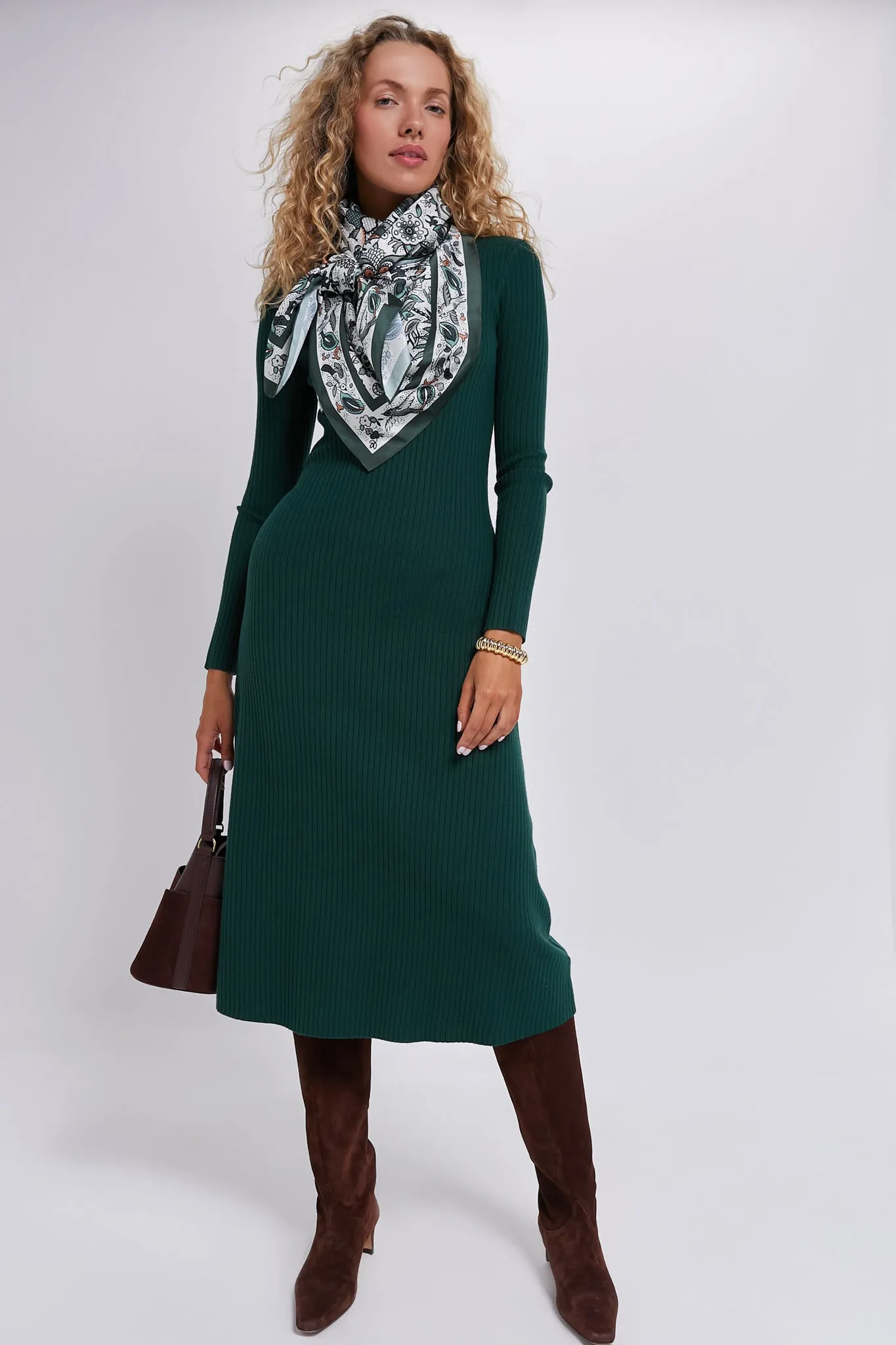 Cypress Knit Conrad Midi Swing Dress