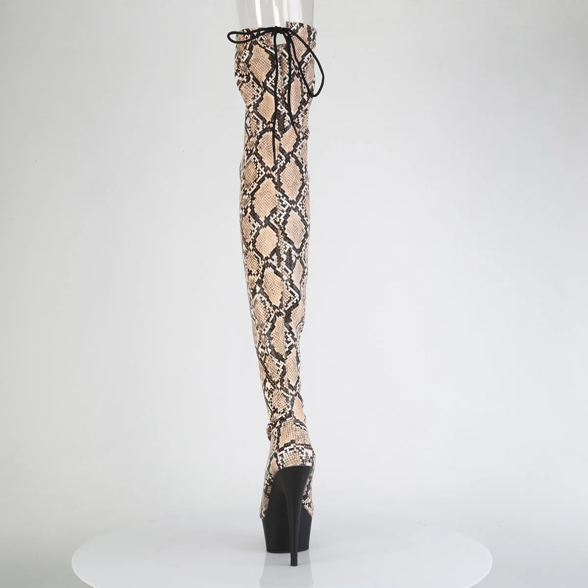 DELIGHT-3008SP-BT Pleaser Tan Sexy Platform Shoes (Pole Dancing Heels)