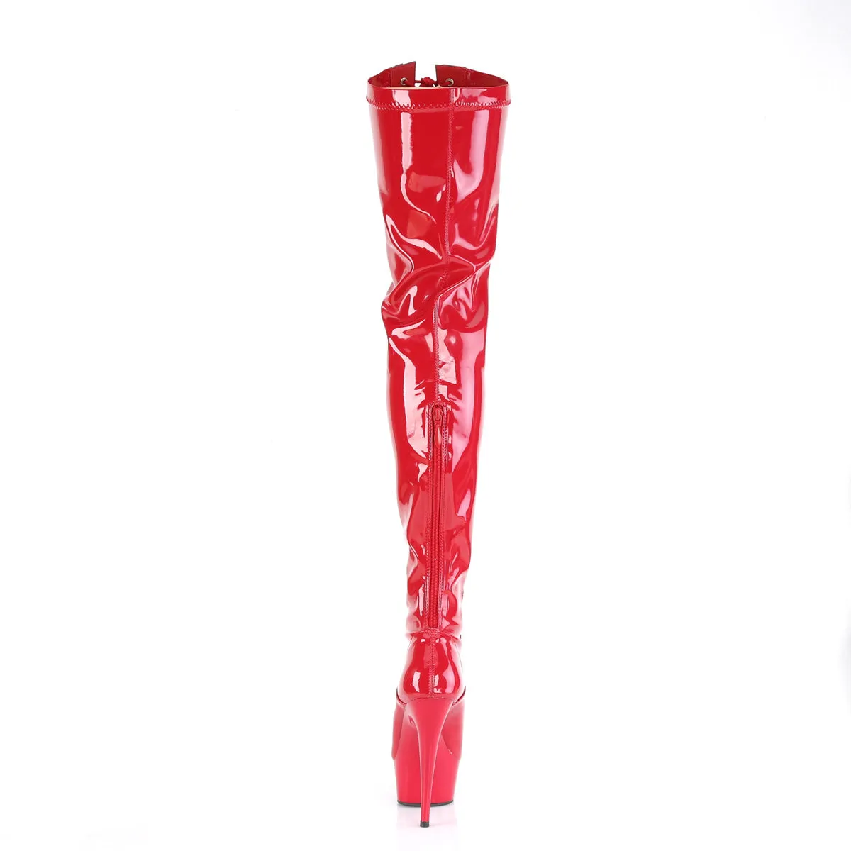 DELIGHT-3027 Pleaser Red/Black Sexy Platform Shoes (Pole Dancing Heels)