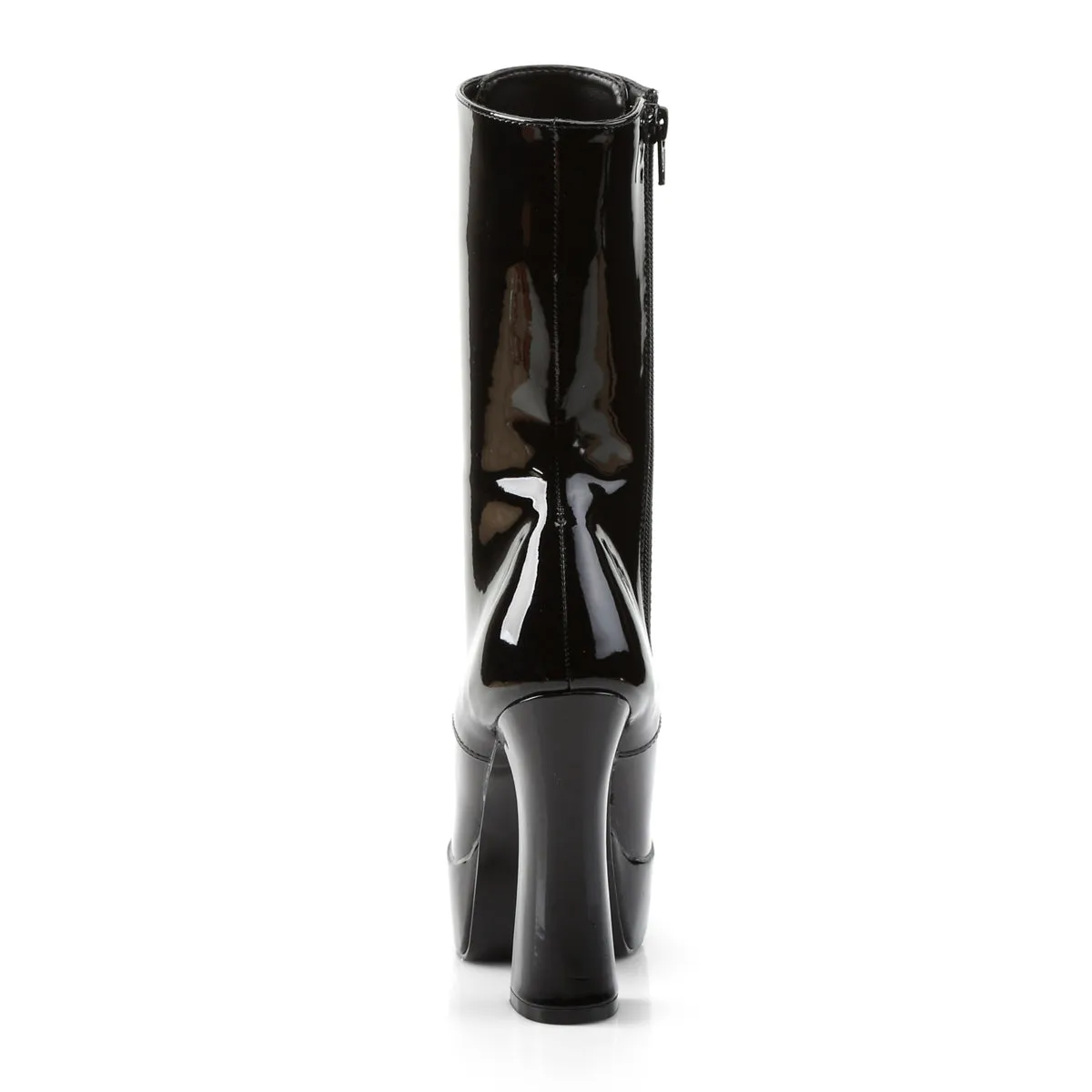 ELECTRA-1020 Pleaser Black Patent Sexy Platform Shoes (Pole Dancing Heels)