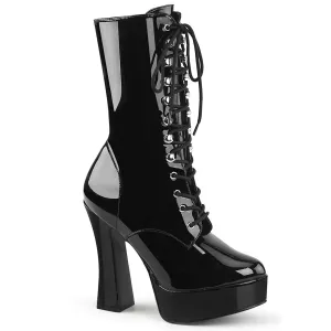 ELECTRA-1020 Pleaser Black Patent Sexy Platform Shoes (Pole Dancing Heels)