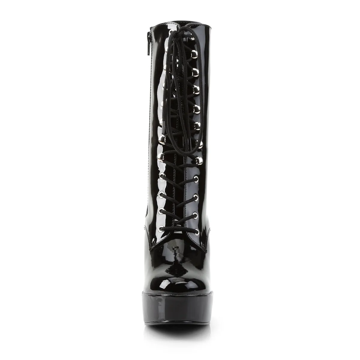 ELECTRA-1020 Pleaser Black Patent Sexy Platform Shoes (Pole Dancing Heels)