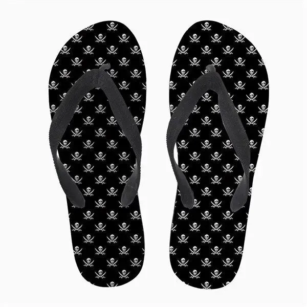 Flip Flops Soft Rubber Sole Flat Slippers