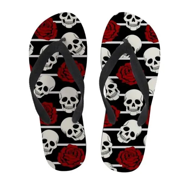 Flip Flops Soft Rubber Sole Flat Slippers