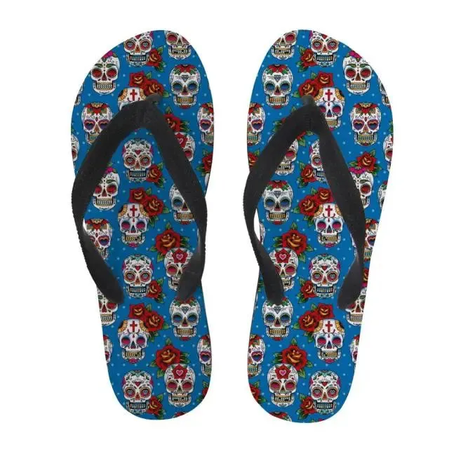 Flip Flops Soft Rubber Sole Flat Slippers