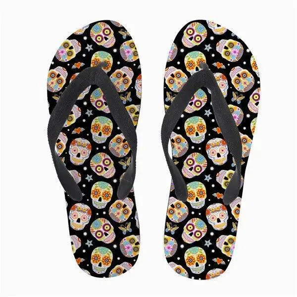 Flip Flops Soft Rubber Sole Flat Slippers