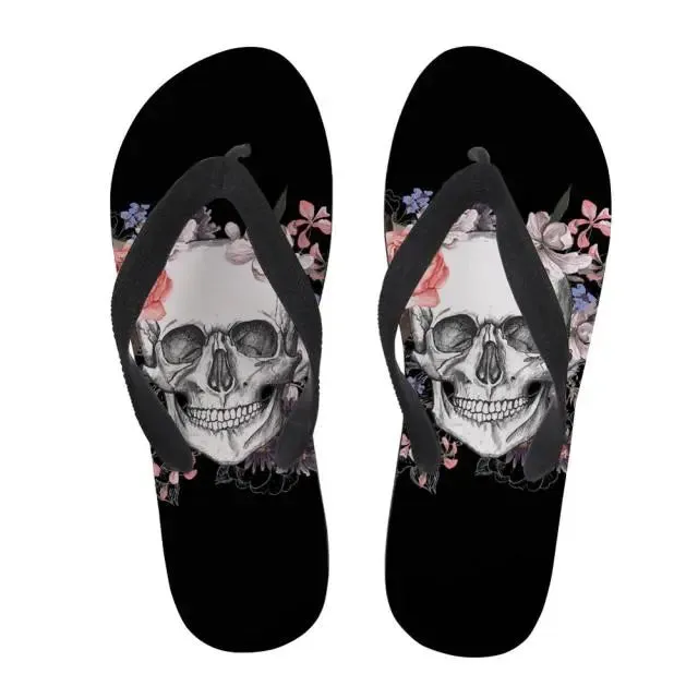 Flip Flops Soft Rubber Sole Flat Slippers