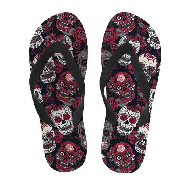 Flip Flops Soft Rubber Sole Flat Slippers