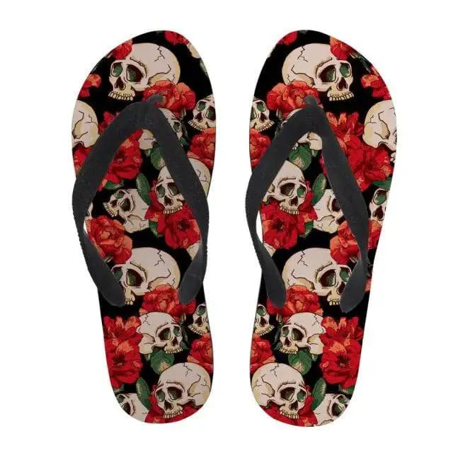 Flip Flops Soft Rubber Sole Flat Slippers