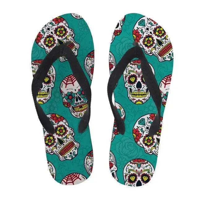 Flip Flops Soft Rubber Sole Flat Slippers