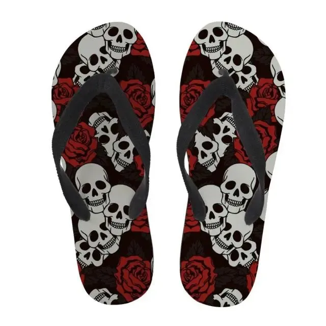 Flip Flops Soft Rubber Sole Flat Slippers