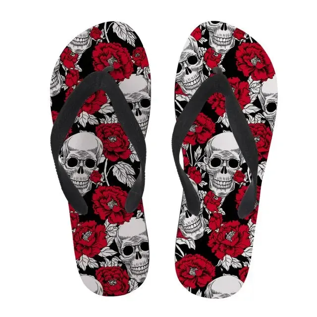 Flip Flops Soft Rubber Sole Flat Slippers