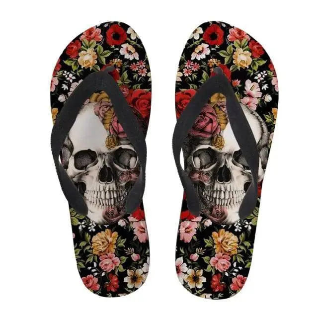 Flip Flops Soft Rubber Sole Flat Slippers
