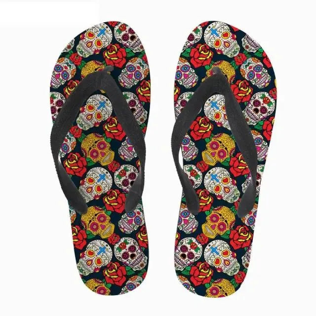 Flip Flops Soft Rubber Sole Flat Slippers