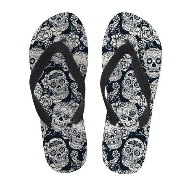 Flip Flops Soft Rubber Sole Flat Slippers
