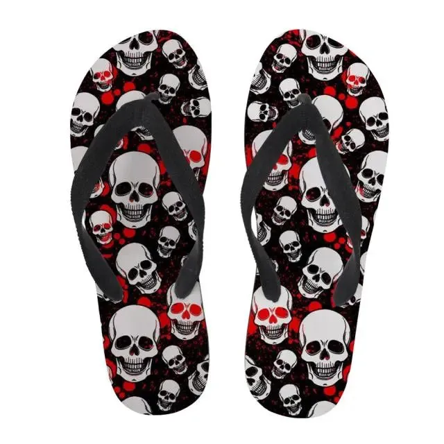 Flip Flops Soft Rubber Sole Flat Slippers