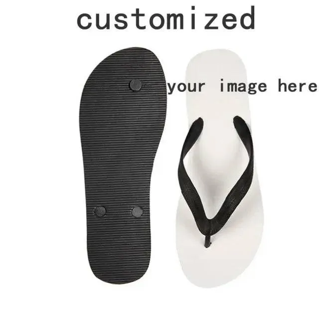 Flip Flops Soft Rubber Sole Flat Slippers