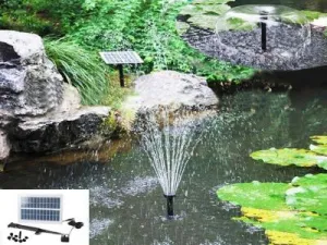 Garden Water Fountain SOLAR Powered Pump Kit 5W