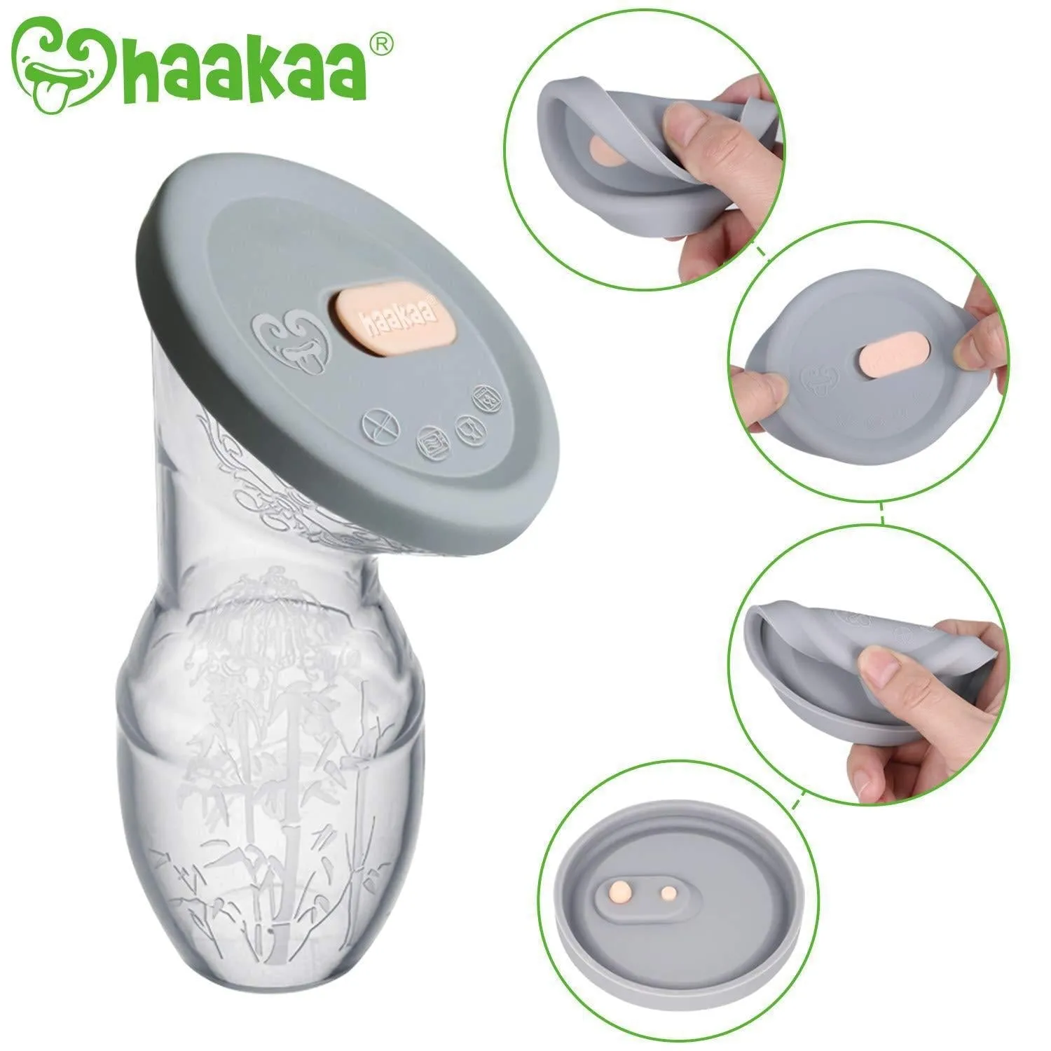 Haakaa New Silicone Breast Pump Cap (1 pk)