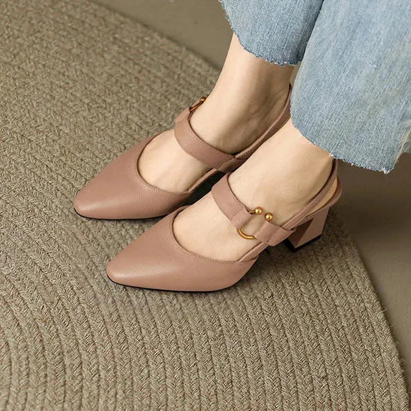 Hazel - Elegance Slingback Heels