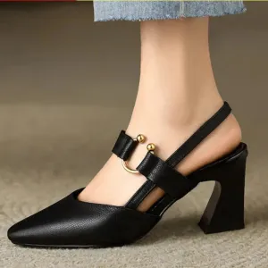 Hazel - Elegance Slingback Heels