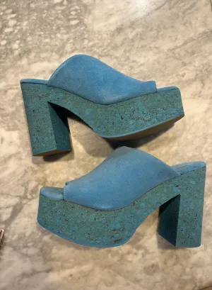 Intentionally Blank Craze Platform Mule - Capri