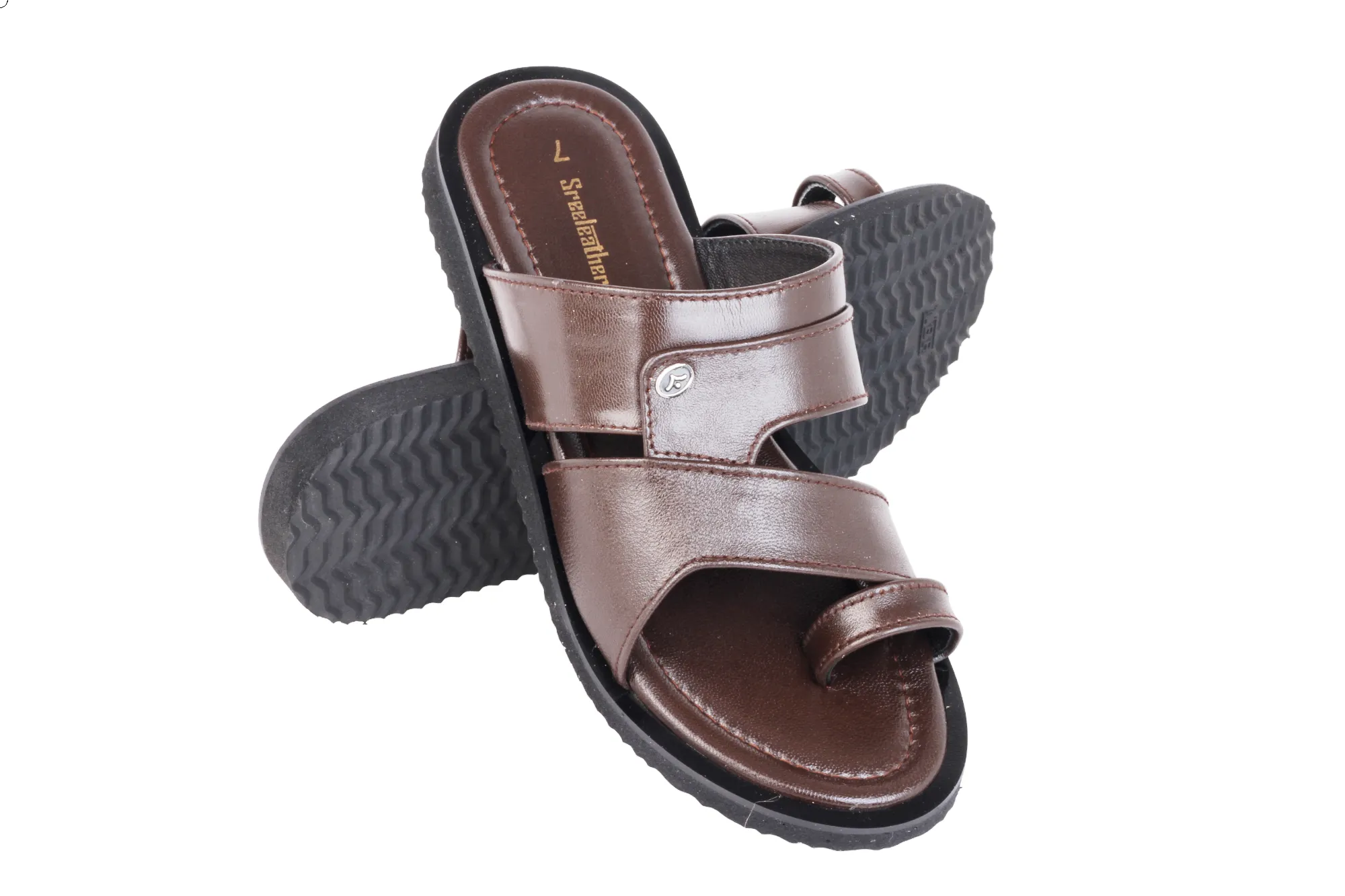 Mens Leather Chappal 28174