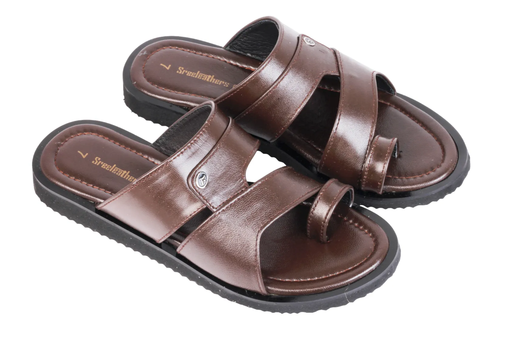 Mens Leather Chappal 28174