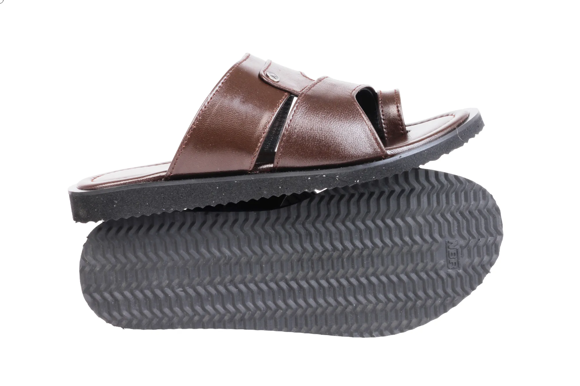 Mens Leather Chappal 28174
