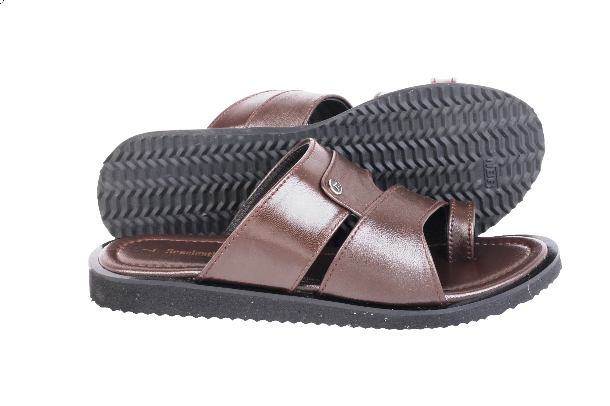 Mens Leather Chappal 28174