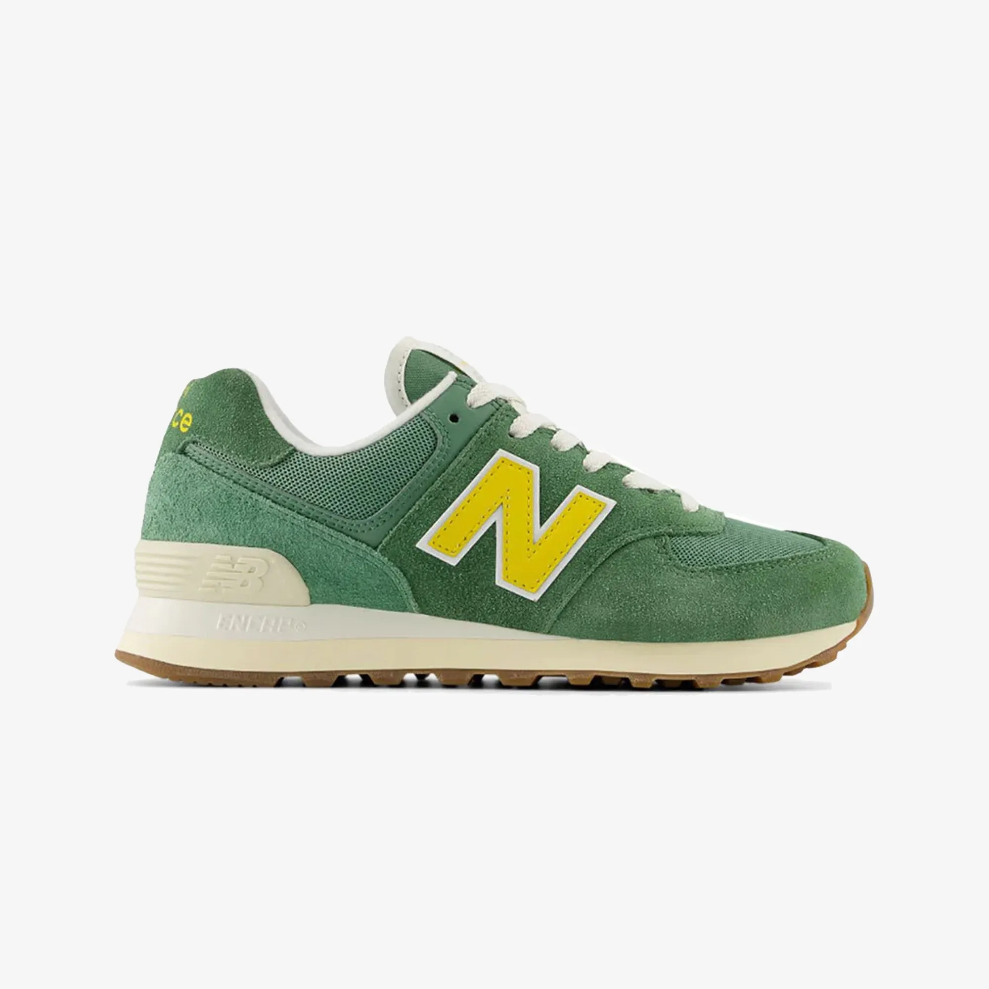 New Balance | WMN'S 574 { GREEN/BEIGE