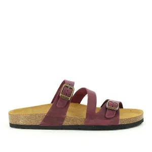 Plakton 101210 Burgundy Multi-Strap Sandals