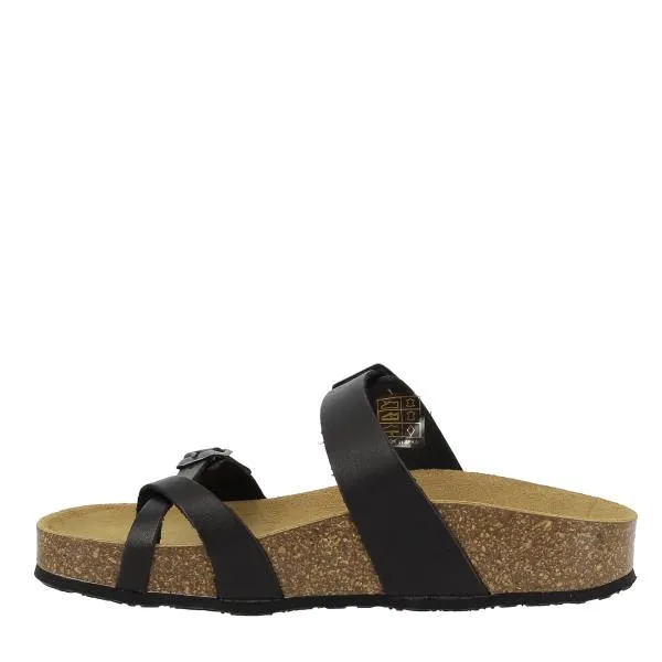 Plakton 341032 Black Thong Sandals