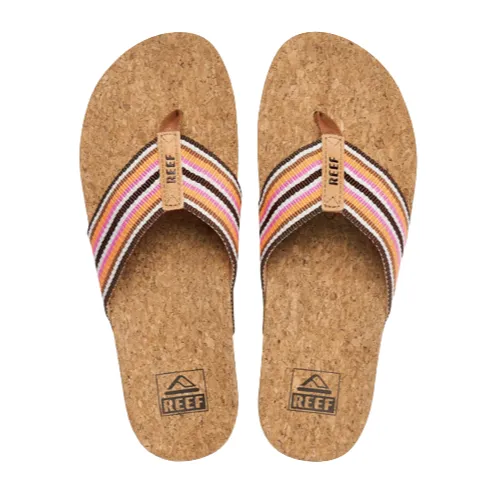 Reef Women's Cushion Strand Sandal - Smoothie Stripe - 40%
