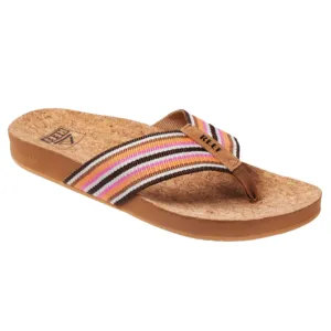Reef Women's Cushion Strand Sandal - Smoothie Stripe - 40%