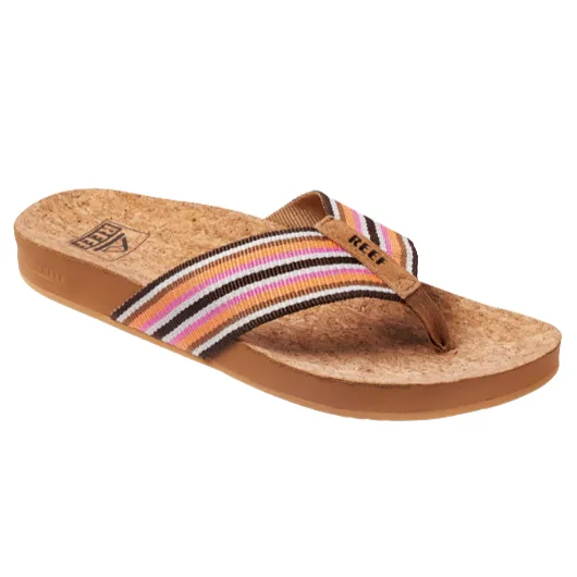 Reef Women's Cushion Strand Sandal - Smoothie Stripe - 40%