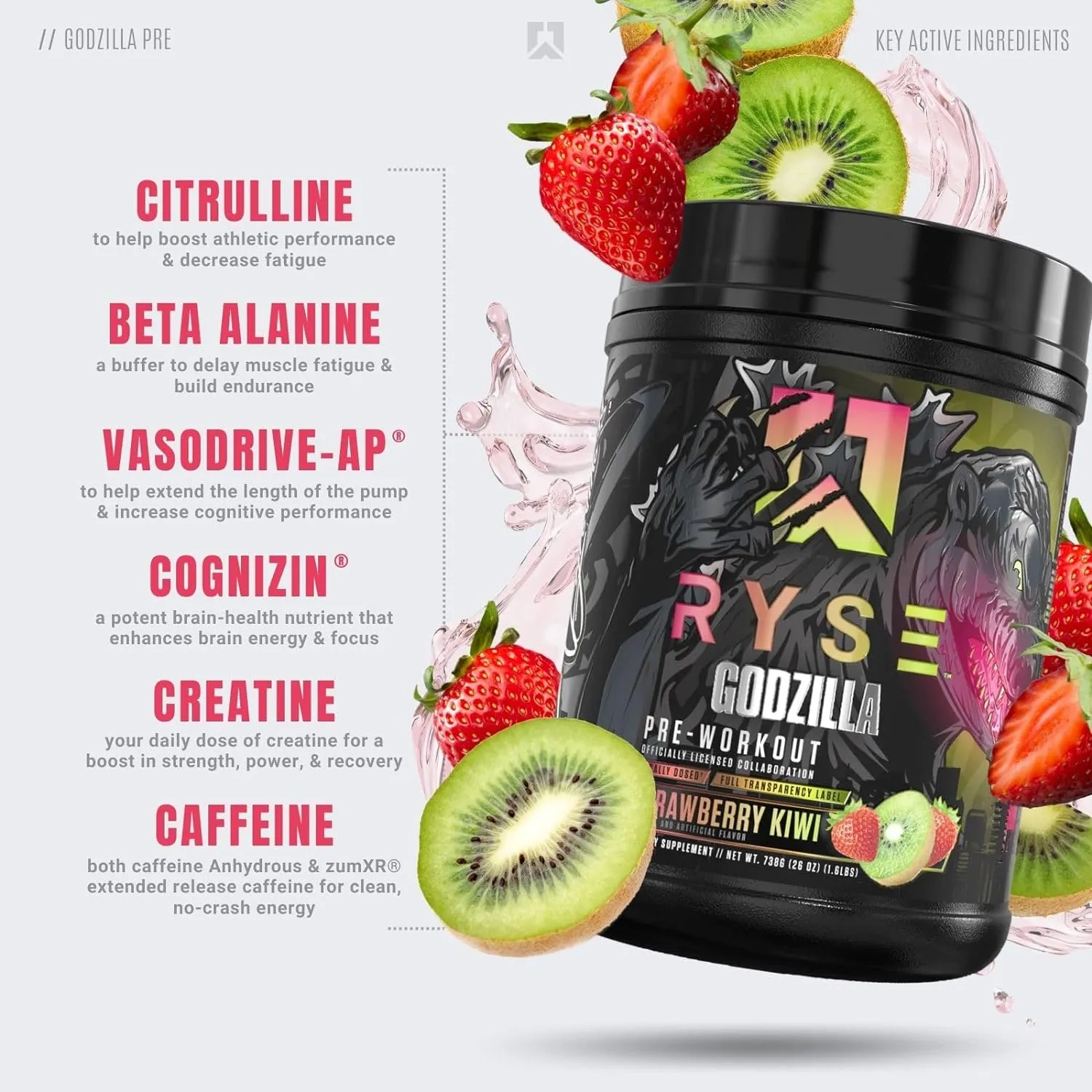 RYSE Godzilla Pre-Workout
